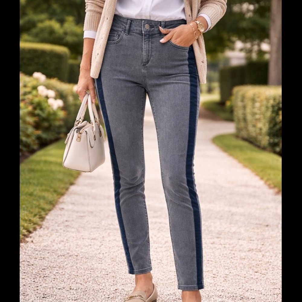 DL1961 Margaux Mid Rise Instasculpt Ankle Skinny Morrison Jeans Size 25‎